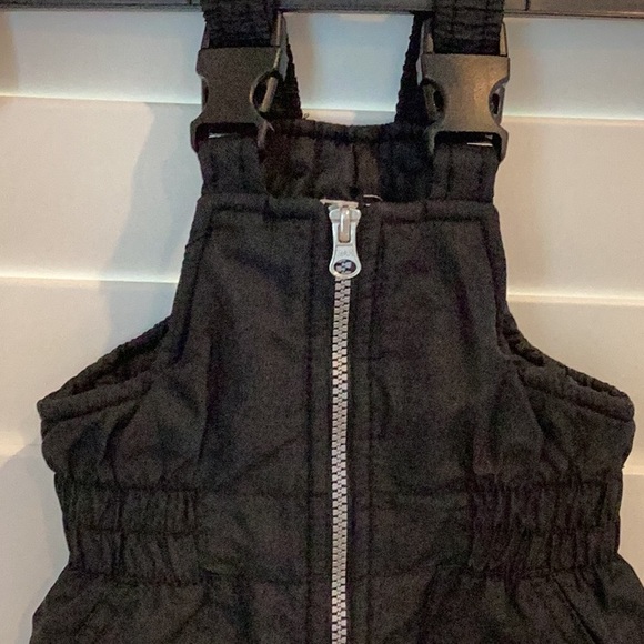 Carters Black Snow Bibs Pants, Size 12 months, NEW condition. - Picture 2 of 7